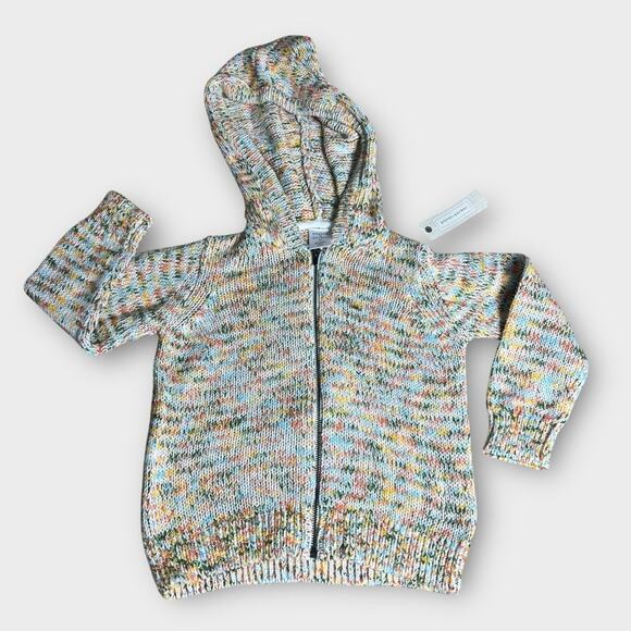 Peyton + Parker New Multicolor Soft Knit Kids Hoodie 2T - Picture 1 of 4